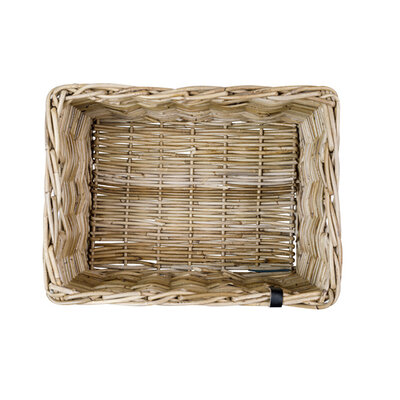 Basil Dax L - bicycle basket - large - grey