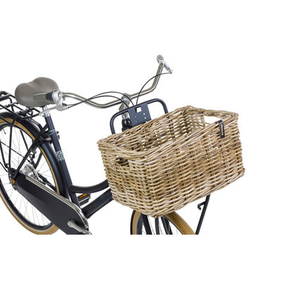 Basil Dax L - bicycle basket - large - grey