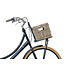 Basil Dax met deksel - fietsmand - S - grijs