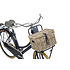 Basil Dax with lid - bicycle basket - S - grey