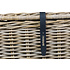 Basil Dax with lid - bicycle basket - S - grey