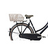 Basil Cento Flower - bicycle basket - rear - metallic nude