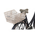 Basil Cento Flower - bicycle basket - rear - metallic nude