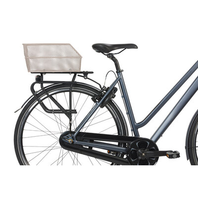 Basil Cento S – Fahrradkorb – hinten - nude metallic