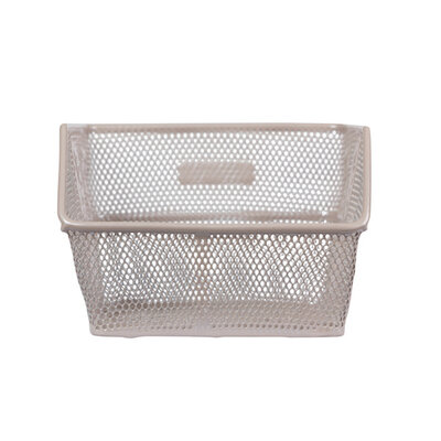 Basil Cento Flower S - bicycle basket - rear - metallic nude