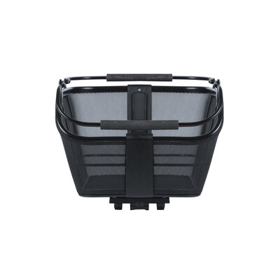 Basil Cento Tech Fiber Nordlicht MIK - Fahrradkorb - hinten - solid schwarz