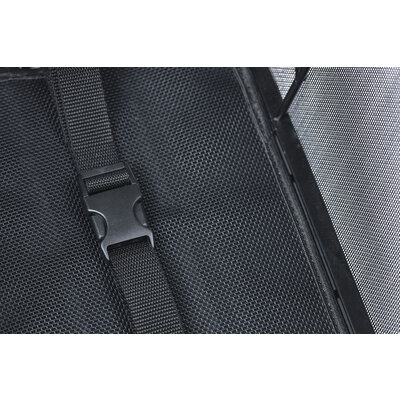 Basil Cento Tech Fiber Nordlicht MIK - Fahrradkorb - hinten - solid schwarz