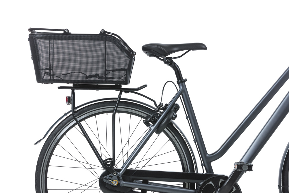 Basil Cento Tech Fiber - bicycle basket Nordlicht MIK - rear Basil Cento Tech Fiber - bicycle basket Nordlicht MIK - rear