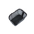 Basil Cento Tech Fiber Nordlicht MIK - bicycle basket - rear - solid black