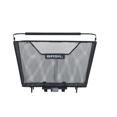 Basil Lesto MIK - HR-Korb - hinten - schwarz
