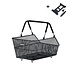 Basil Cento S MIK - bicycle basket - rear - small - including MIK system - black