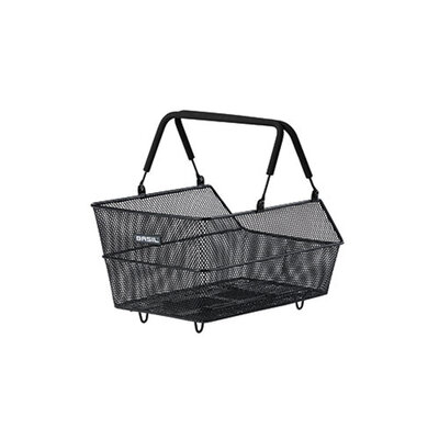 Basil Cento S MIK - bicycle basket - rear - small - including MIK system - black