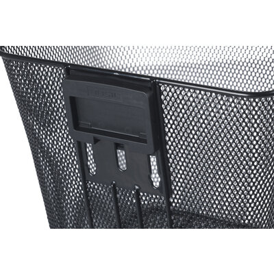 Basil Bilbao handlebar holder  - bicycle basket - front - including Basil KF handlebar holder - black