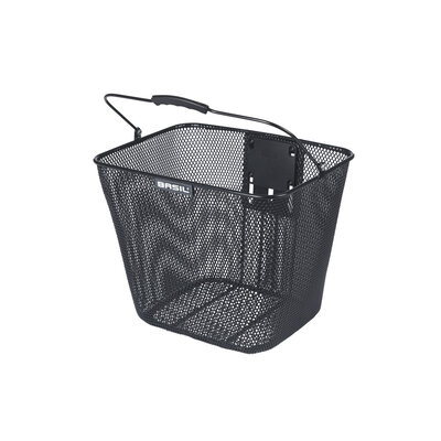 Basil Bilbao handlebar holder  - bicycle basket - front - including Basil KF handlebar holder - black