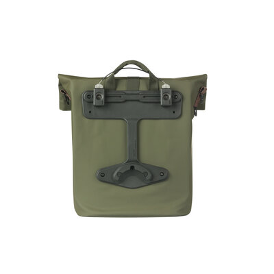Basil City - fietsshopper MIK Studs - 14-16 liter - moss green