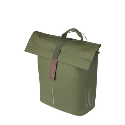 Basil City - fietsshopper MIK Studs - 14-16 liter - moss green