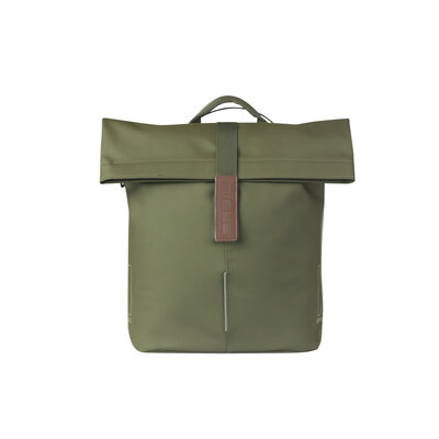 Basil City - fietsshopper MIK Studs - 14-16 liter - moss green