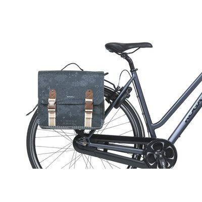 Basil Bohème MIK - doppelte Fahrradtasche - 35 Liter - blau