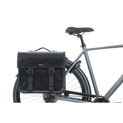Basil Urban Load - double pannier bag MIK - 48-53 litres - black
