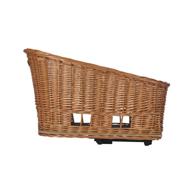 Basil Pasja - dog bicycle basket MIK - large- 50 cm - rear - natural