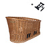 Basil Pasja - dog bicycle basket MIK - large- 50 cm - rear - natural