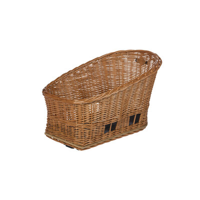 Basil Pasja - hondenfietsmand MIK - medium - 45 cm - achtermand - natural