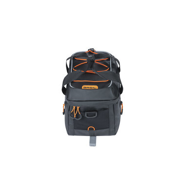 Basil Miles Tarpaulin - Gepäckträgertasche MIK - 7 Liter - schwarz/orange