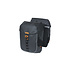Basil Miles Tarpaulin - double bag MIK - 34 liter - black/orange