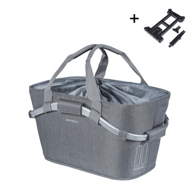 Basil 2Day Carry All MIK – fietsmand – achterop - grijs