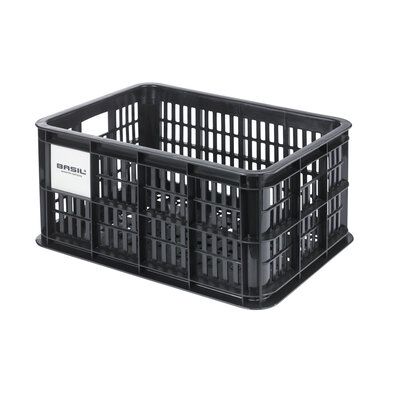 Basil bicycle crate MIK S - small - 17.5 litres - black