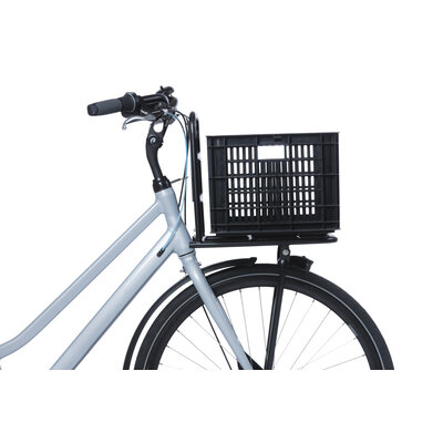 Basil bicycle crate M MIK - medium - 29.5 litres - black