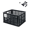 Crate M - bicycle crate MIK - black