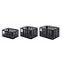 Basil bicycle crate MIK L - large - 40 litres - black