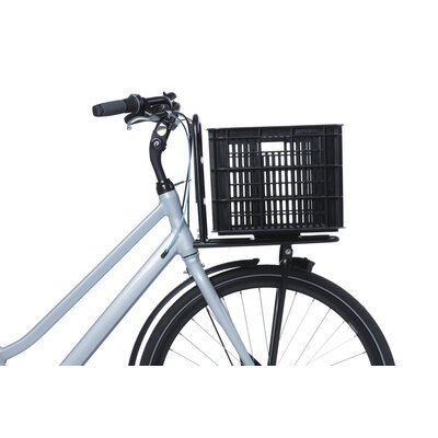 Basil bicycle crate MIK L - large - 40 litres - black