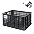 Basil bicycle crate MIK L - large - 40 litres - black