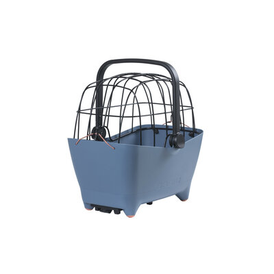 Basil Buddy dog bicycle basket - MIK - faded denim