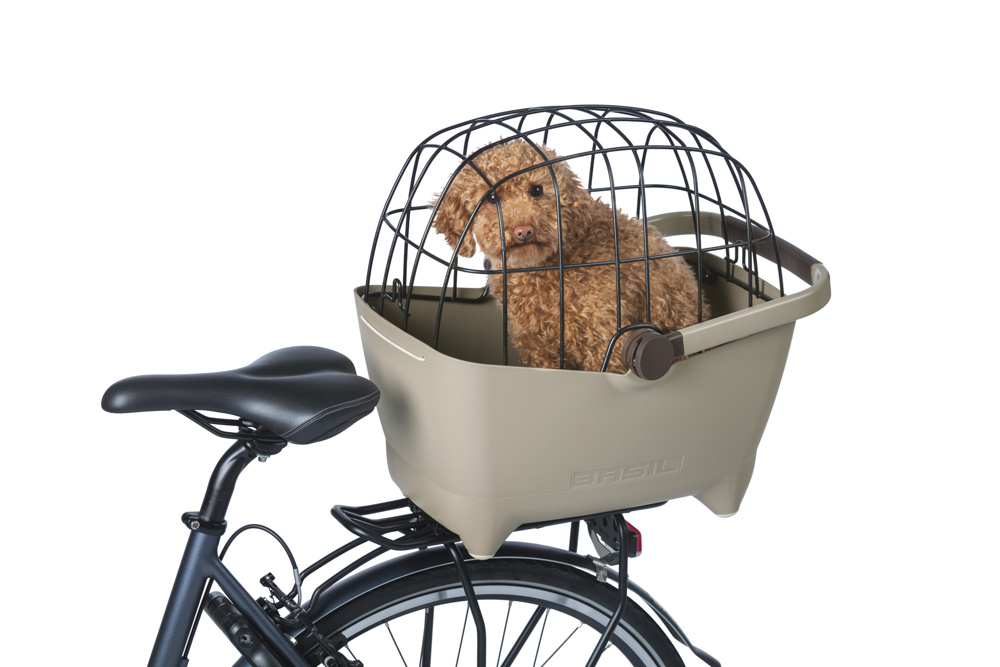 Basil Buddy MIK - Hundefahrradkorb - hinten - biscotti braun - Basil