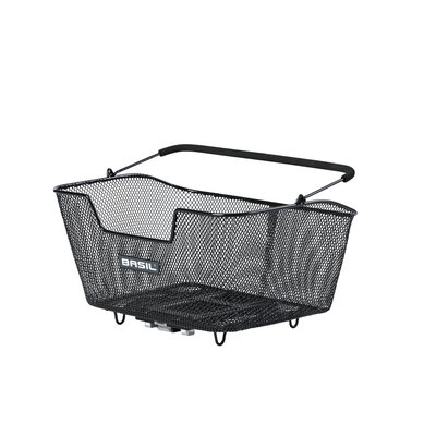 Basil Base M MIK - bicycle basket - rear - black