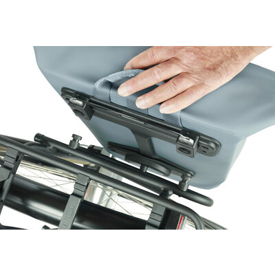 Basil City - fietsshopper MIK Studs - 14-16 liter - graphite blue