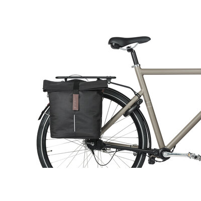 Basil City - fietsshopper MIK Studs - 14-16 liter - zwart