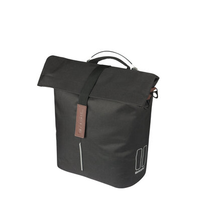 Basil City - fietsshopper MIK Studs - 14-16 liter - zwart