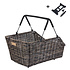 Basil Cento Rattan Look MIK - bicycle basket - rear - brown