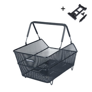 Basil Cento Multi System - Fahrradkorb - hinten-- schwarz
