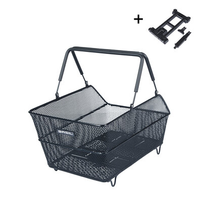 Basil Cento Multi System - Fahrradkorb - hinten-- schwarz