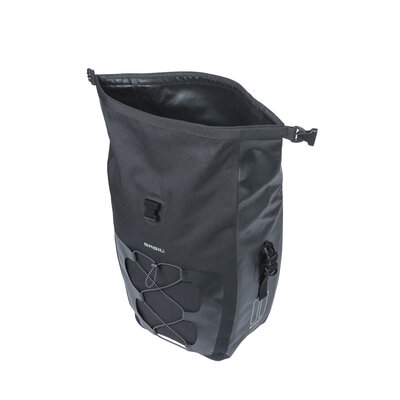 Basil Navigator Waterproof L MIK Studs - enkele fietstas -  22 liter - zwart
