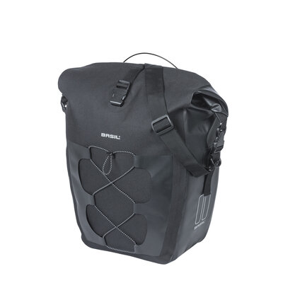 Basil Navigator Waterproof L MIK Studs- single pannier bag - 22 litres - black