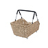 Basil Cento Rattan Look Multi - Fahrradkorb - hinten - hellbraun