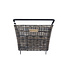 Basil Cento Rattan Look Multi System - Fahrradkorb - hinten - braun