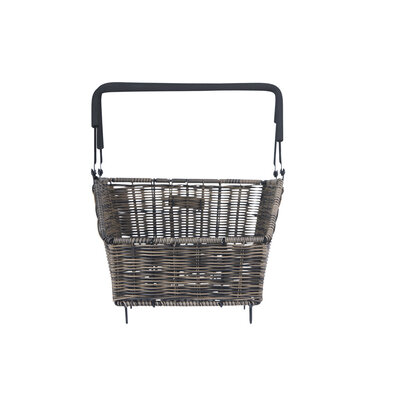 Basil Cento Rattan Look Multi System - Fahrradkorb - hinten - braun