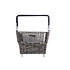 Basil Cento Rattan Look Multi System - bicycle basket - rear - brown